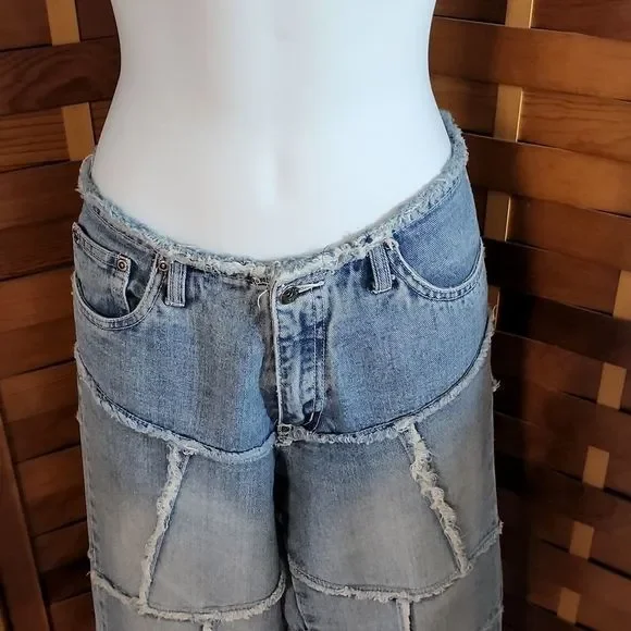 Vintage 70s style denim jeans - Picture 2 of 8